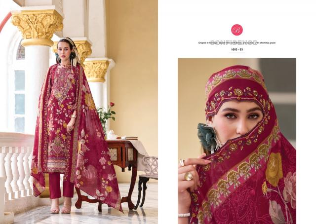 Belliza guzarish vol 25 cotton dress material wholesale